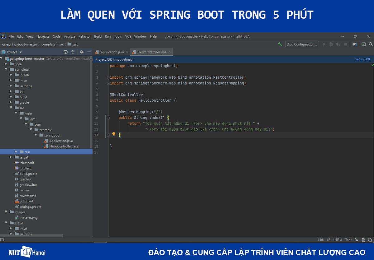 Cấu trúc dự án Spring Boot