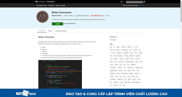 Extension hữu ích trên VS Code dành cho lập trình Javascript - Better Comments