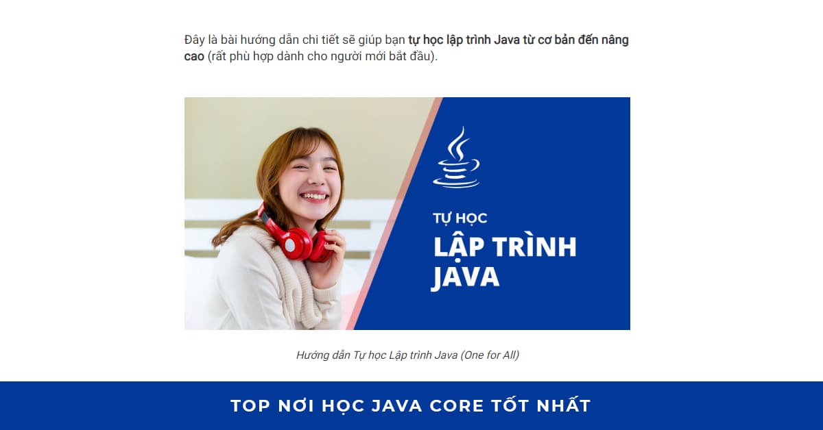 Học Java Core tại: NIIT - ICT Hà Nội