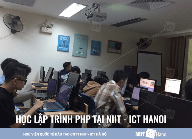 Lớp học lập trình web PHP tại NIIT - ICT Hà Nội