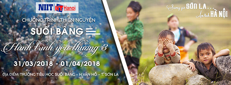 Hình ảnh chương trình "Hành trình yêu thương 3" tại trường tiểu học Suối Bàng- tỉnh Sơn La