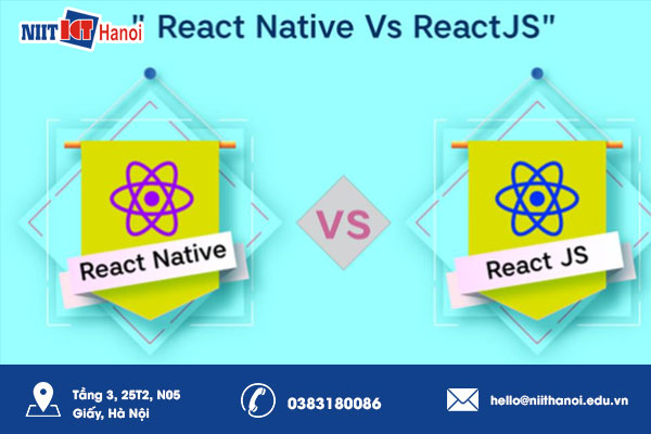 React Native sử dụng cùng một cú pháp và logic lập trình như ReactJS