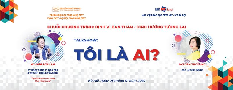 Talkshow: Tôi là ai? tại trường ĐH Công nghệ Giao thông vận tải