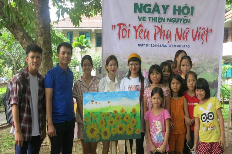 Hội sinh viên NIIT - ICT Hà Nội tham gia Thiện nguyện tại Làng trẻ em SOS