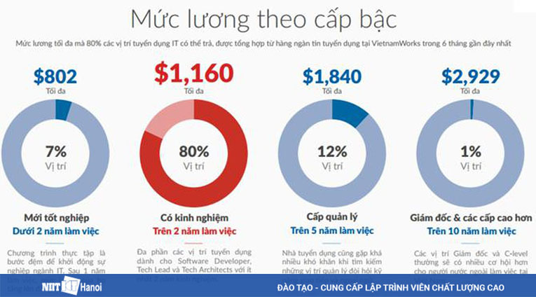 Các vị trí công việc bạn có thể làm khi là Lập trình viên