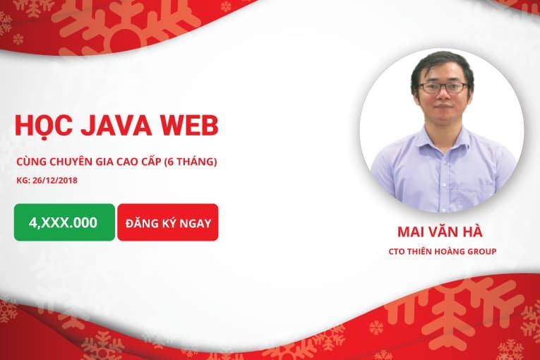  Học Java cùng giám đốc công nghệ mùa giáng sinh!