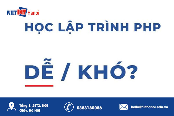 Trả lời cho câu hỏi “Học PHP có khó không?”