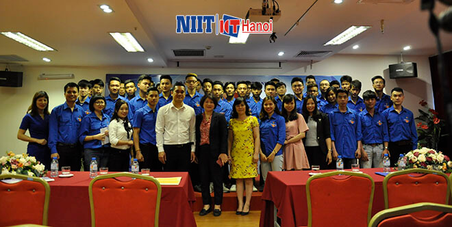 Lễ ra mắt tổ chức Đoàn Thanh niên Trung tâm đào tạo CNTT NIIT-ICT Hà Nội-13