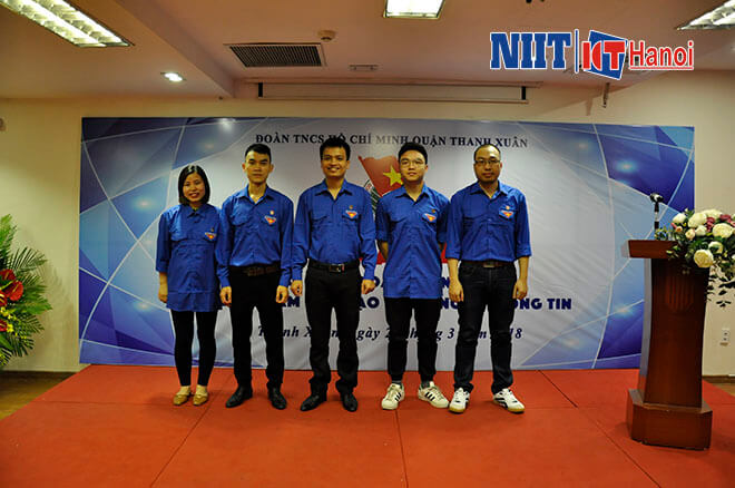 Lễ ra mắt tổ chức Đoàn Thanh niên Trung tâm đào tạo CNTT NIIT-ICT Hà Nội-7