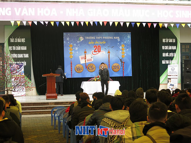 NIIT-ICT Hà Nội tham gia chương trình Kỷ niệm 20 năm ngày thành lập trường THPT Phương Nam-3