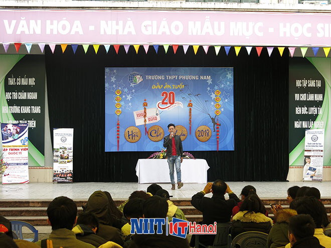 NIIT-ICT Hà Nội tham gia chương trình Kỷ niệm 20 năm ngày thành lập trường THPT Phương Nam-4