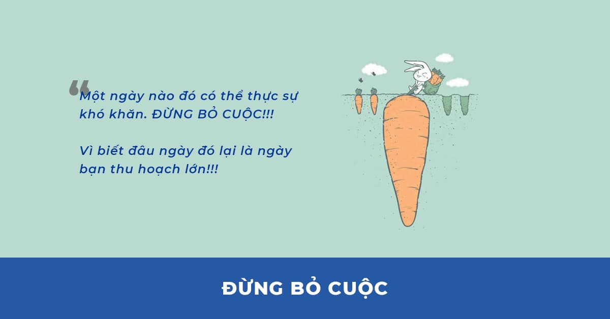 Lập trình viên cần học cách Đừng bỏ cuộc