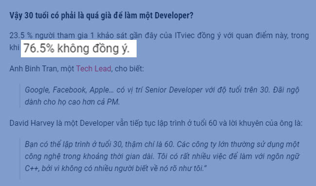 30 tuổi cũng không phải là quá muộn để học lập trình (Theo ITviec)