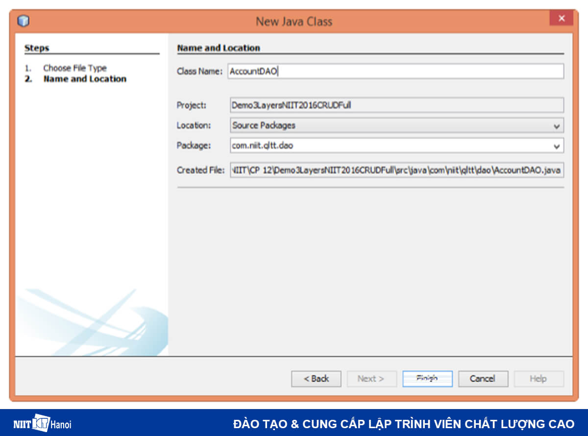 Chức năng Login / Logout với JSP và Servlet: Tạo Model