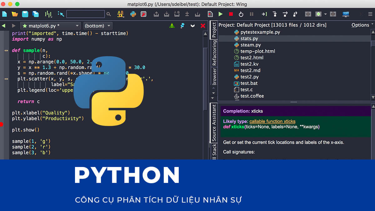 CÔNG CỤ PHÂN TÍCH DỮ LIỆU NHÂN SỰ: PYTHON