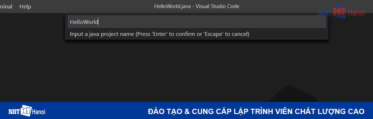 Đặt trên cho Dự án Java