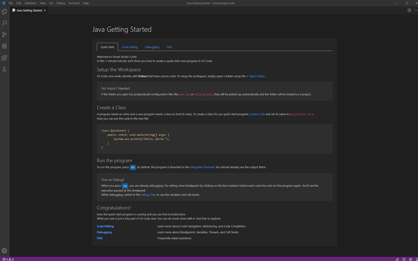 Lập trình Java trên Visual Studio Code (Cơ Bản)