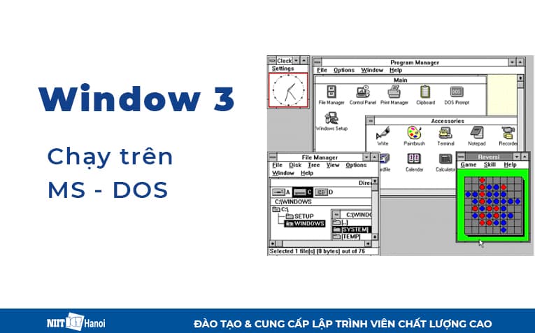 Tạo ra Window chạy trên nền DOS