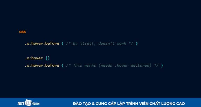 Cách áp dụng animation và transition cho phần tử giả (pesudo-element0