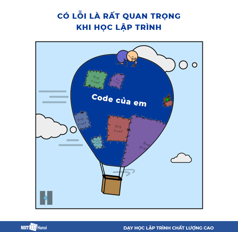 Có lỗi là rất quan trọng khi học lập trình