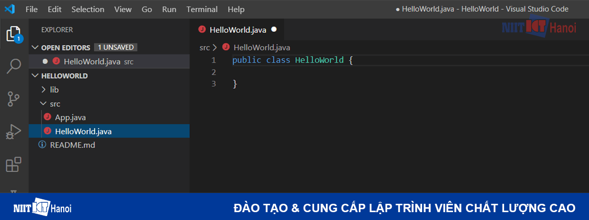 Cài đặt, Lập trình Java trên VS Code Qua Ví dụ