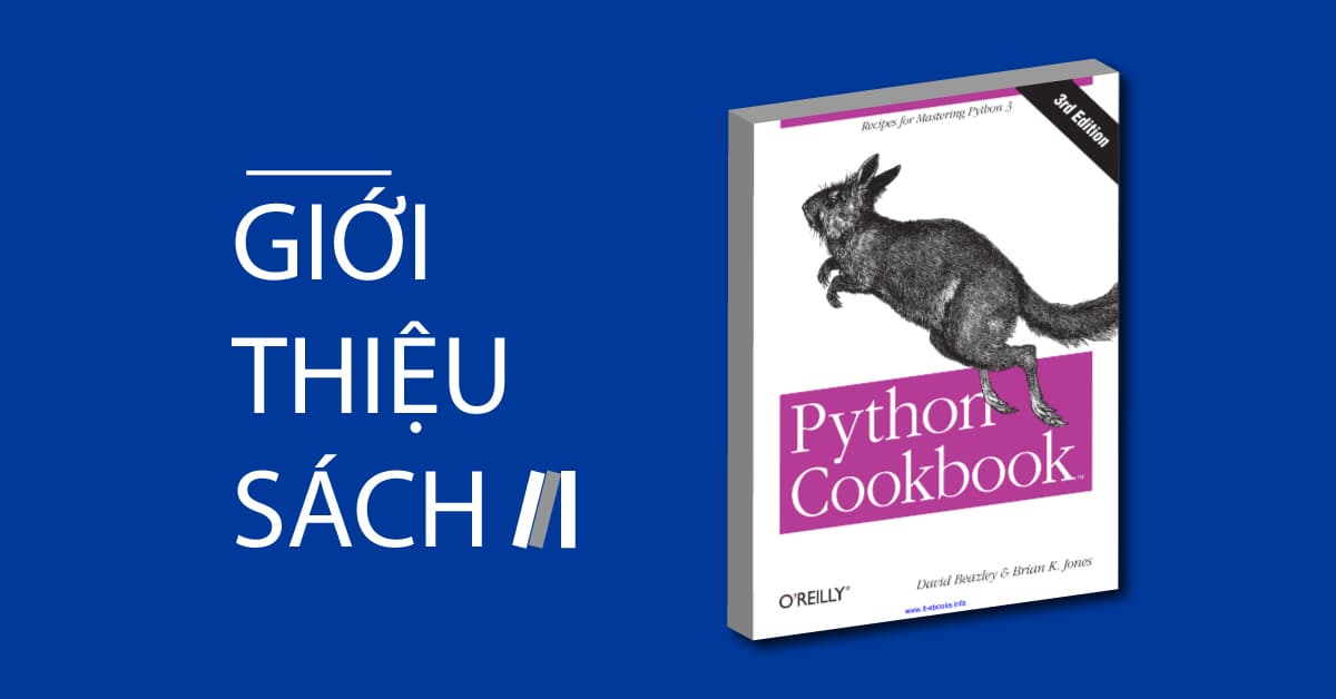 Giới thiệu cuốn sách Python Cookbook