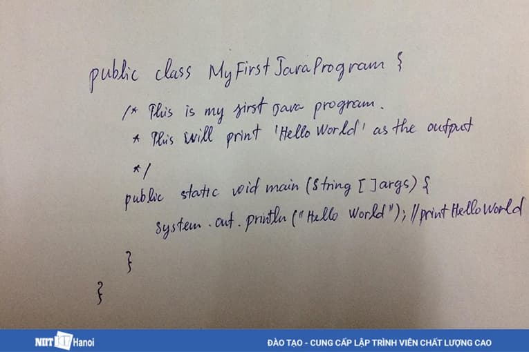 Học lập trình Java bằng cách Fixbug trên giấy
