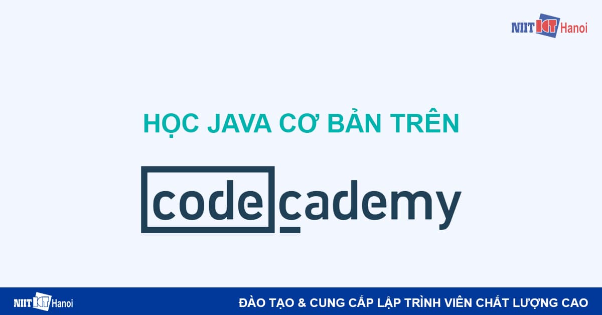 Học Java cơ bản trên Codecademy