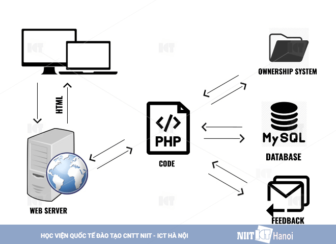 PHP là gì? - Mối quan hệ của PHP với các thành phần khác