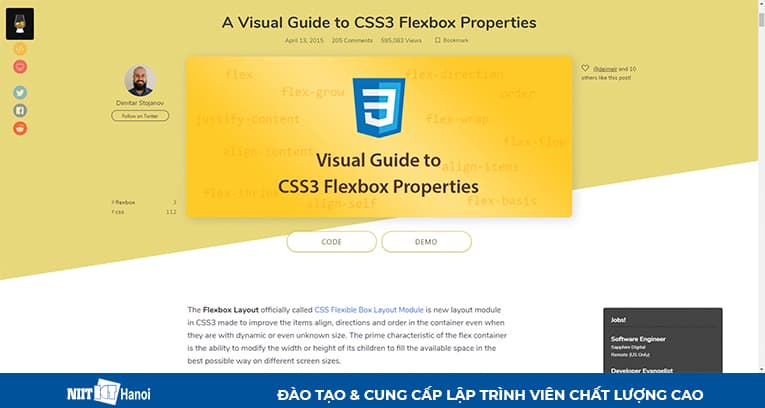 Hướng dẫn về CSS Flexbox tốt nhất - Scoth.io