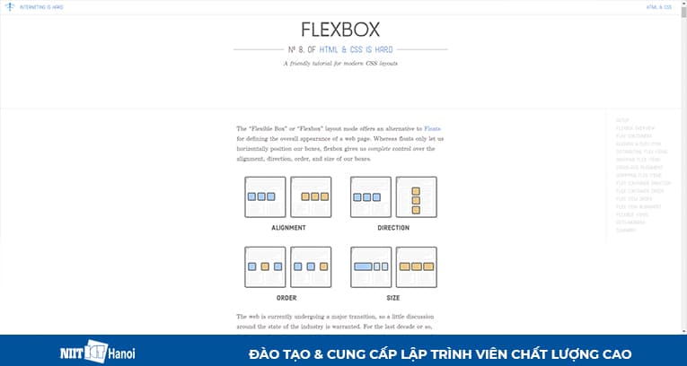 Hướng dẫn về CSS Flexbox tốt nhất - Flexbox Intro Tut