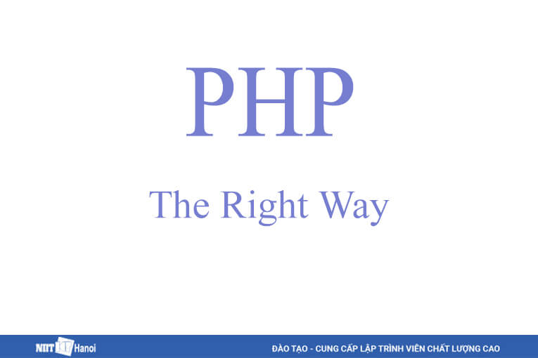 Học lập trình PHP từ cơ bản đến nâng cao tại PHP The Right Way