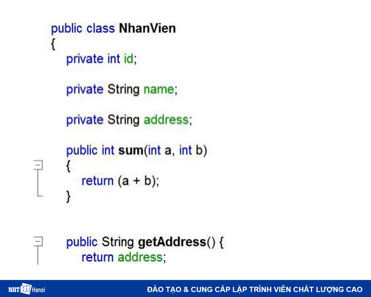 Tạo và Định nghĩa các Method trong JavaBean