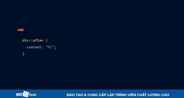 Tạo phần tử giả (pesudo-element) trong CSS