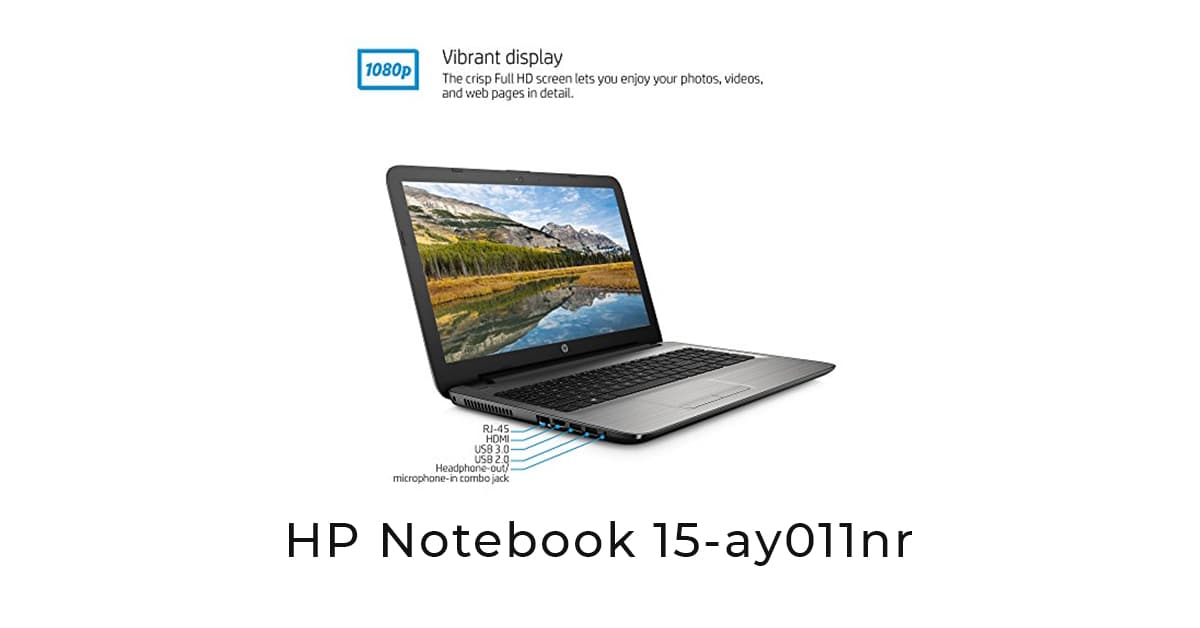 Laptop cho Lập trình viên: HP Notebook 15-ay011nr