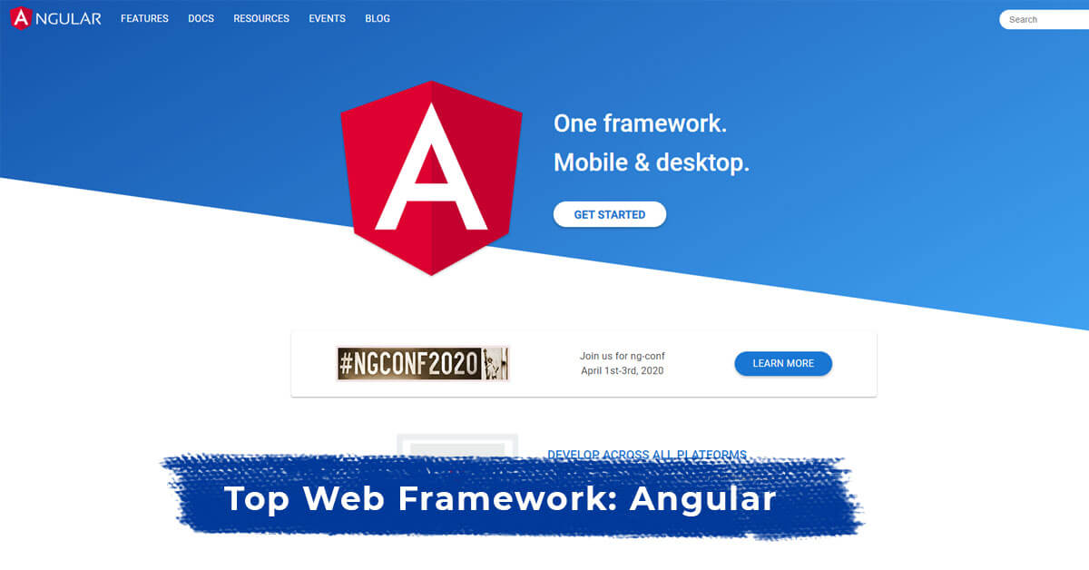 Top Web Framework: Angular