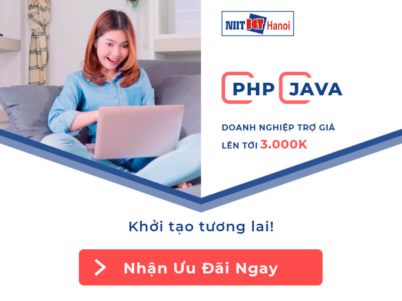 Chương trình ưu đãi trong tháng 4 chỉ có tại NIIT-ICT Hà Nội