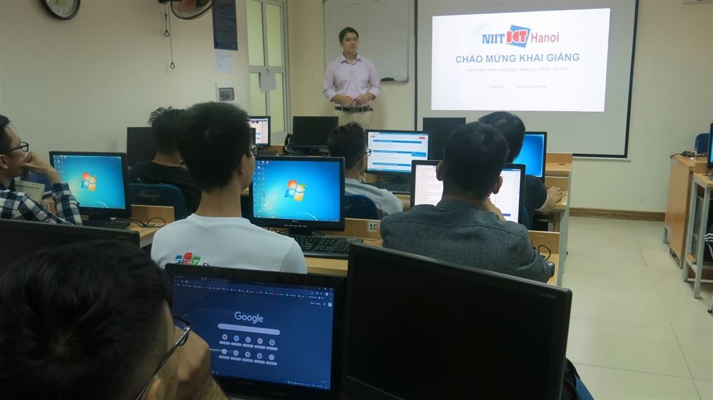 [NIIT-ICT Hà Nội] Khai giảng Lớp học lập trình PHP 37- Phát triển ứng dụng web Full Stack với PHP