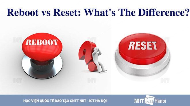 Reboot và Reset khác gì nhau?