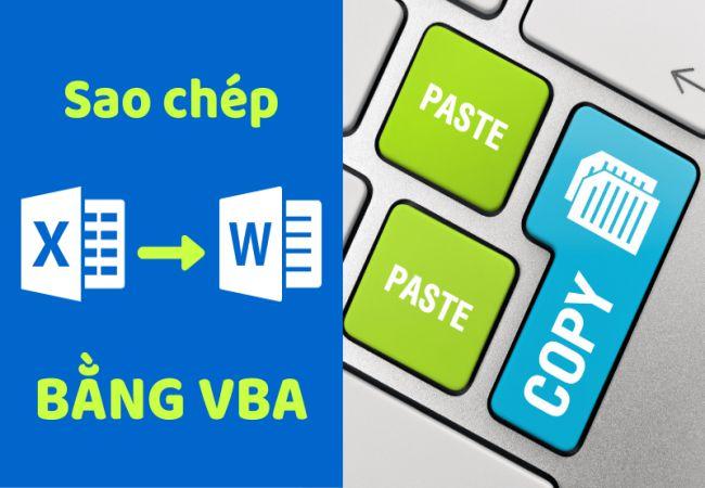 Cách xuất dữ liệu từ Excel sang Word bằng VBA
