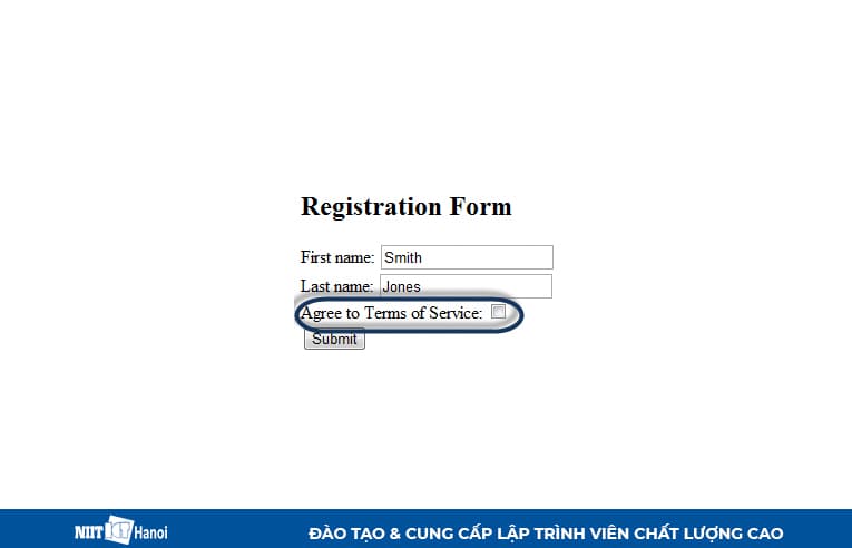 Form Submit có điều kiện Kiểm tra trước khi Submit