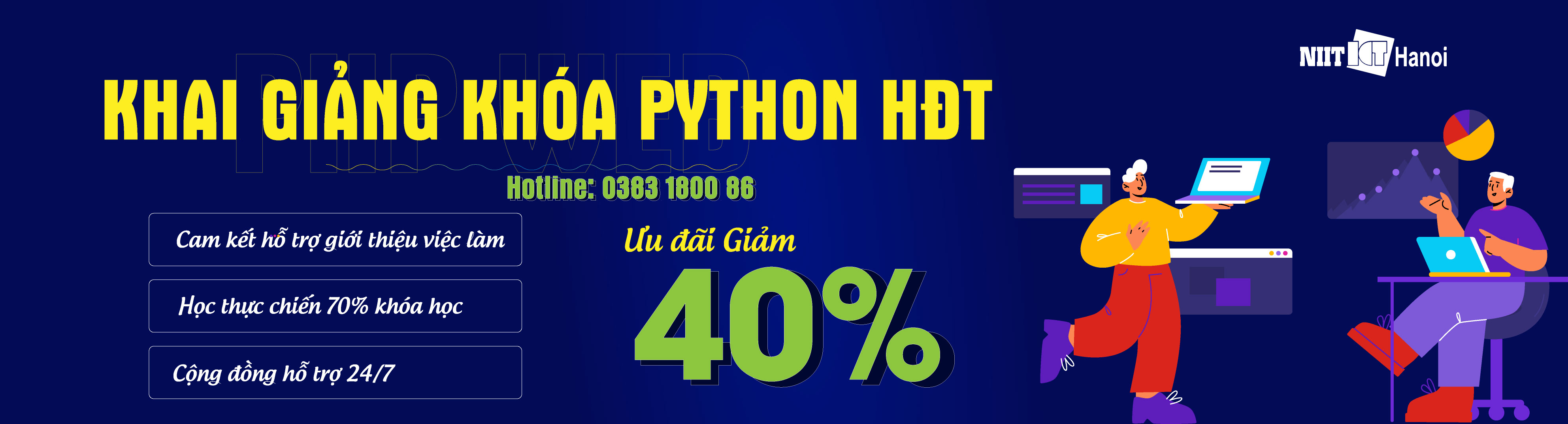 Lịch khai giảng các khóa học